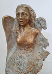 Flutengel Detail - Bronze - Maria Sowietzki